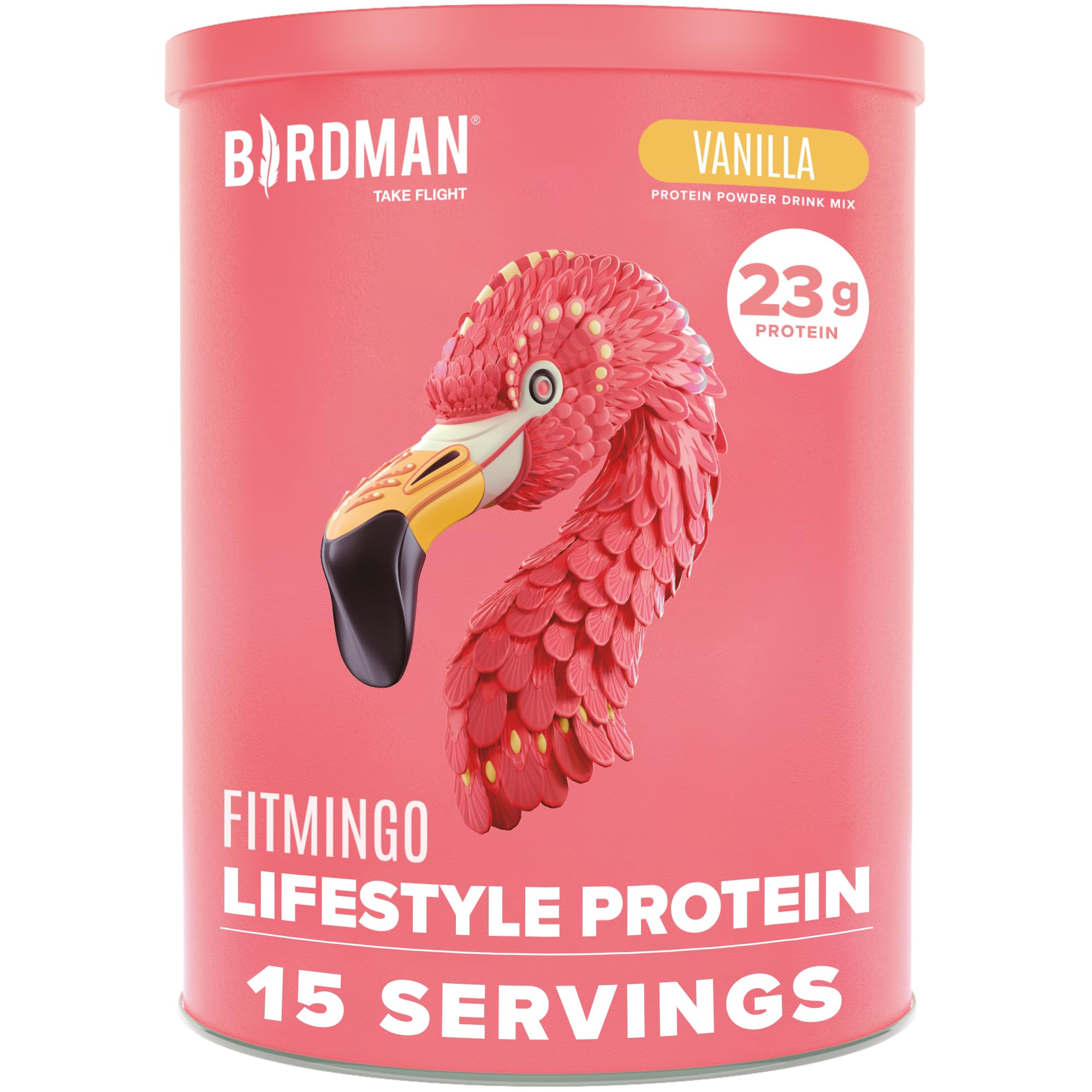 Fitmingo Vegan Protein Powder with Inositol, Collagen Boosters, Hyaluronic Acid and Vitamins | Low Carb, Dairy Free, Low Calorie | 23g Plant Based Blueberry Protein Powder with Myo-Inositol