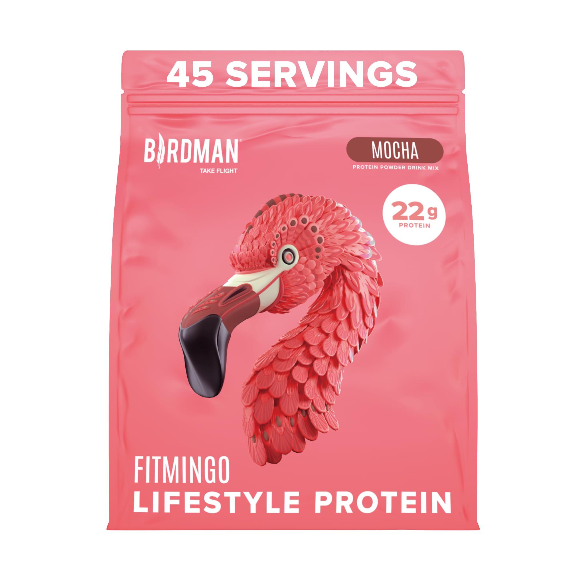 Fitmingo Vegan Protein Powder with Inositol, Collagen Boosters, Hyaluronic Acid and Vitamins | Low Carb, Dairy Free, Low Calorie | 23g Plant Based Blueberry Protein Powder with Myo-Inositol