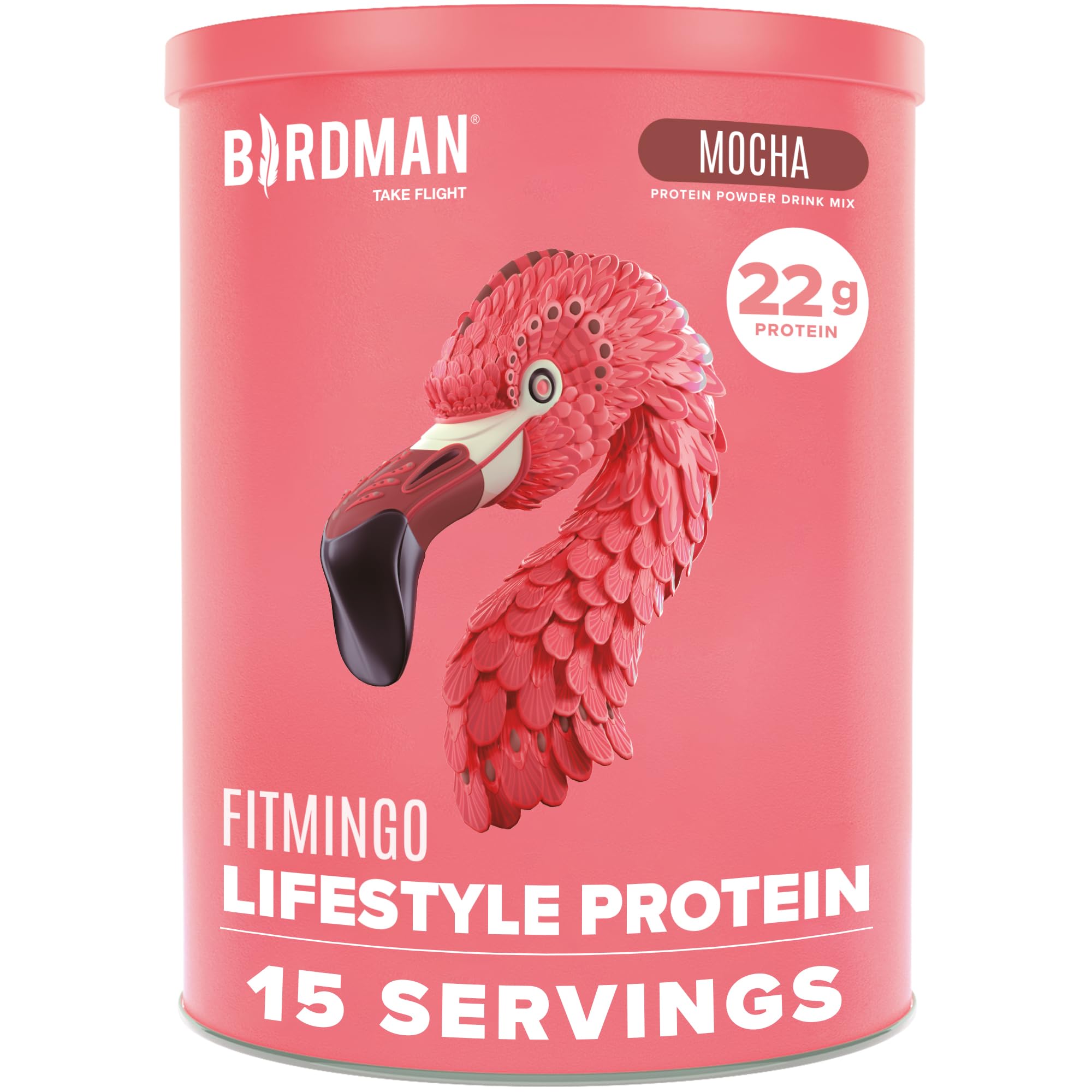Fitmingo Vegan Protein Powder with Inositol, Collagen Boosters, Hyaluronic Acid and Vitamins | Low Carb, Dairy Free, Low Calorie | 23g Plant Based Blueberry Protein Powder with Myo-Inositol